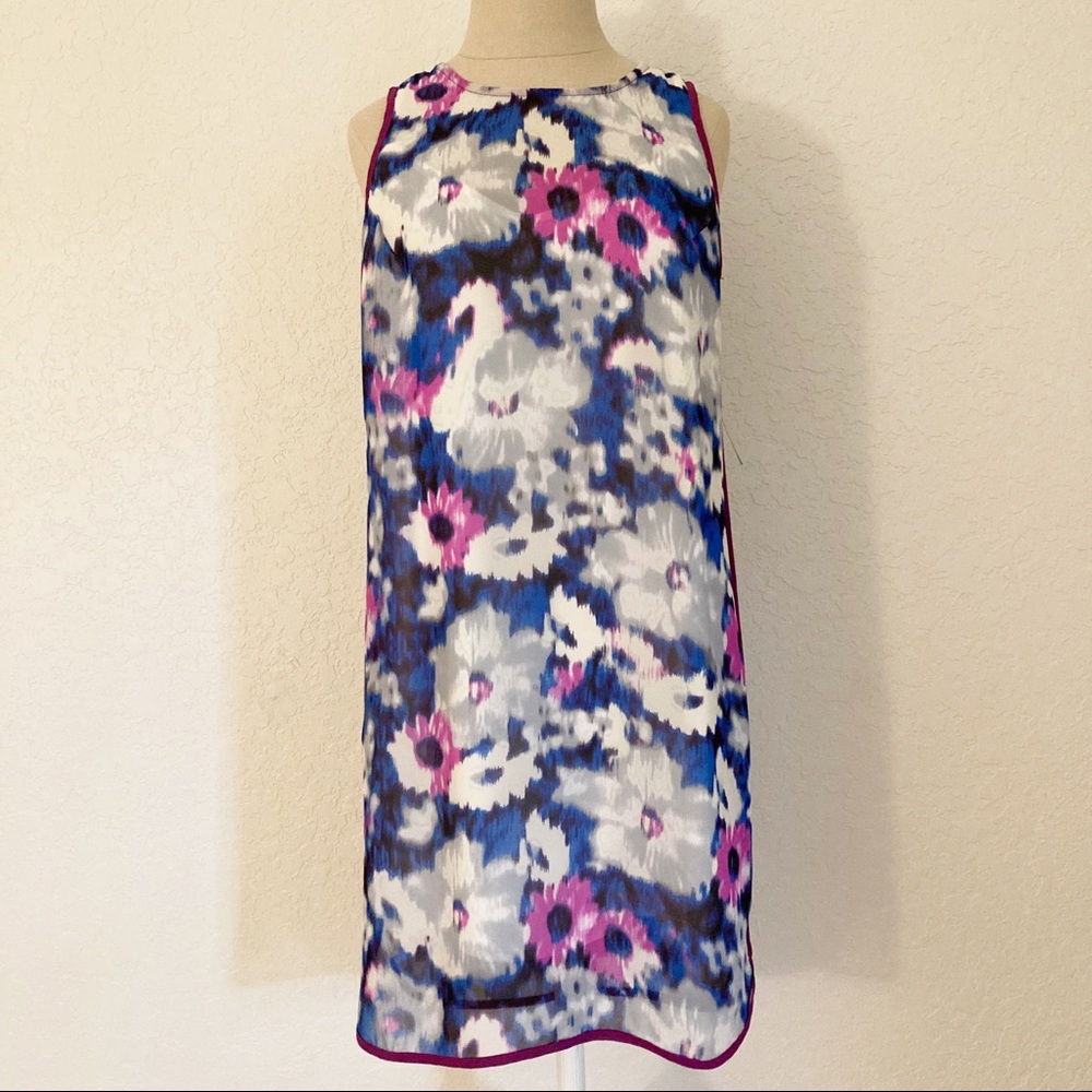 Sleeveless Floral Print Dress